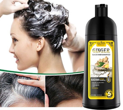 Sevich Ginger Black Hair Shampoo