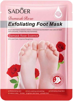 Sadoer Foot Peel Mask Róża