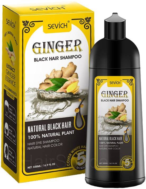 Sevich Ginger Black Hair Shampoo 500ml - foto 1