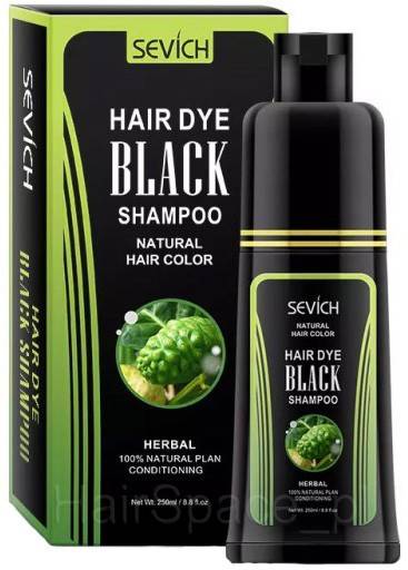 Sevich Hair Dye Black Shampoo 250ml - foto 1