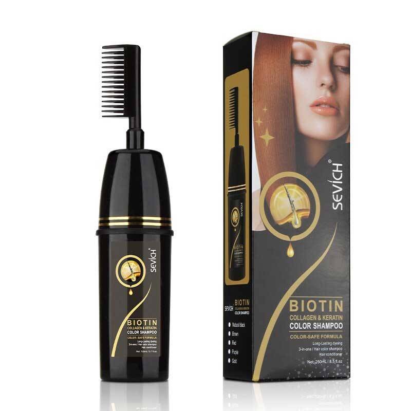 Sevich Biotin Collagen Keratin Black Hair Shampoo 250ml