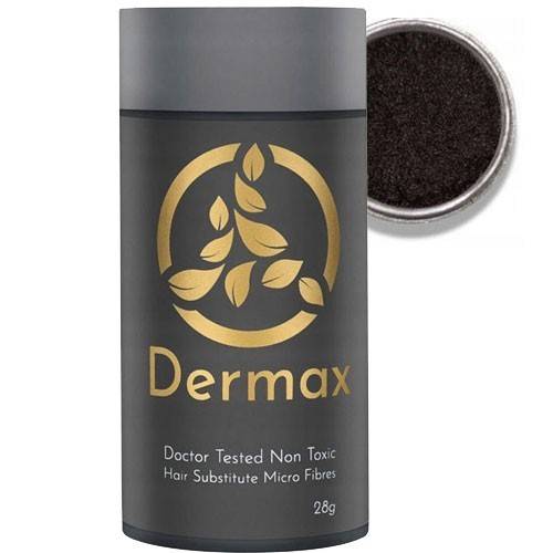 Dermax Hair Fibers 28g - kolor Ciemny Brąz - foto 1