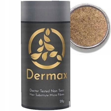 Dermax Hair Fibers 28g - kolor Ciemny Blond - foto 1