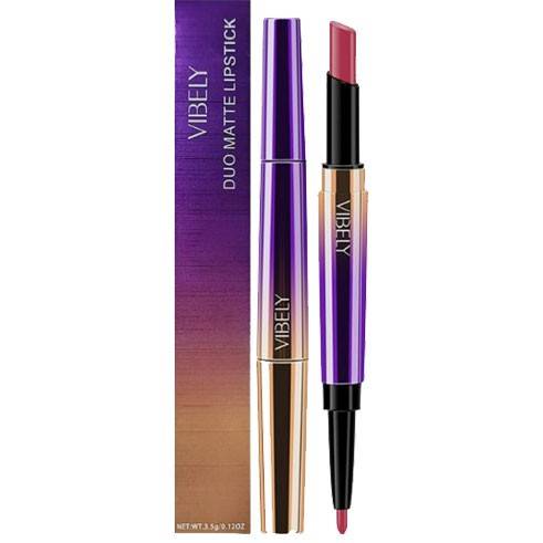 VIBELY Lip Liner Stick Pencil- Duo Lipstick & Lipliner 2w1 - foto 1