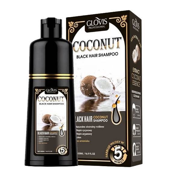 Glovis Coconut Black Hair Shampoo 500ml - foto 1